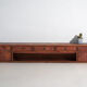 Old low cabinet painted in pine wood – China, around 1930
