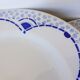 6 dessert plates from Gien, Pervenche model 2106184