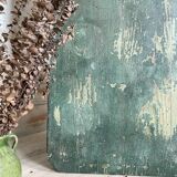 Vintage farm table with spindle legs.