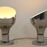 Sophisticated Franco Albini, Franca Helg and Antonio Piva chromed AM/AS series ceiling spotlight, Italy 1950s