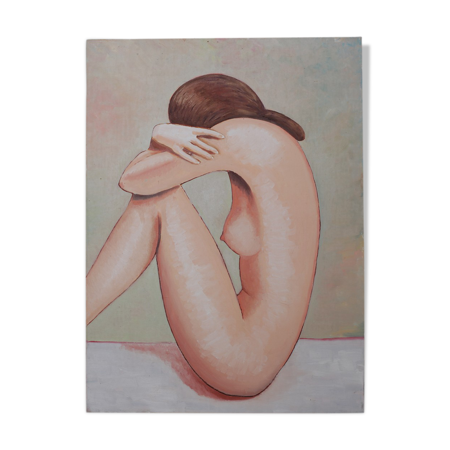 Female nude oil on canvas