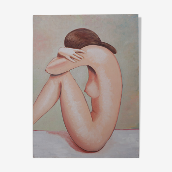 Female nude oil on canvas