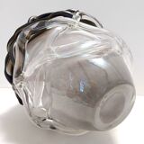 Lilac and Black Iridescent Murano Glass Vase by Sergio Costantini, Italy 19