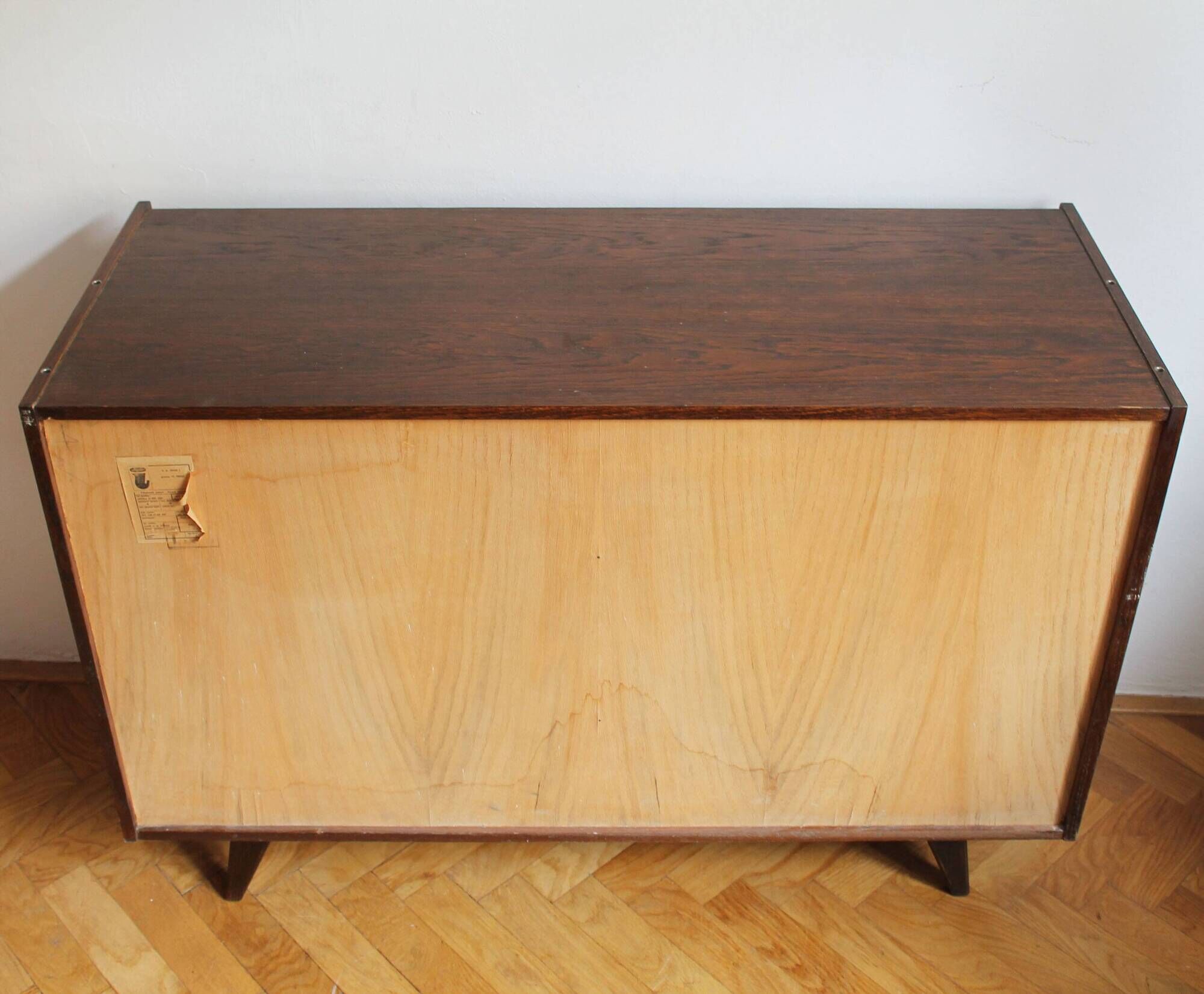 Vintage buffet U-458 by Jiří Jiroutek, Interior Prague, Czechoslovakia, 1972