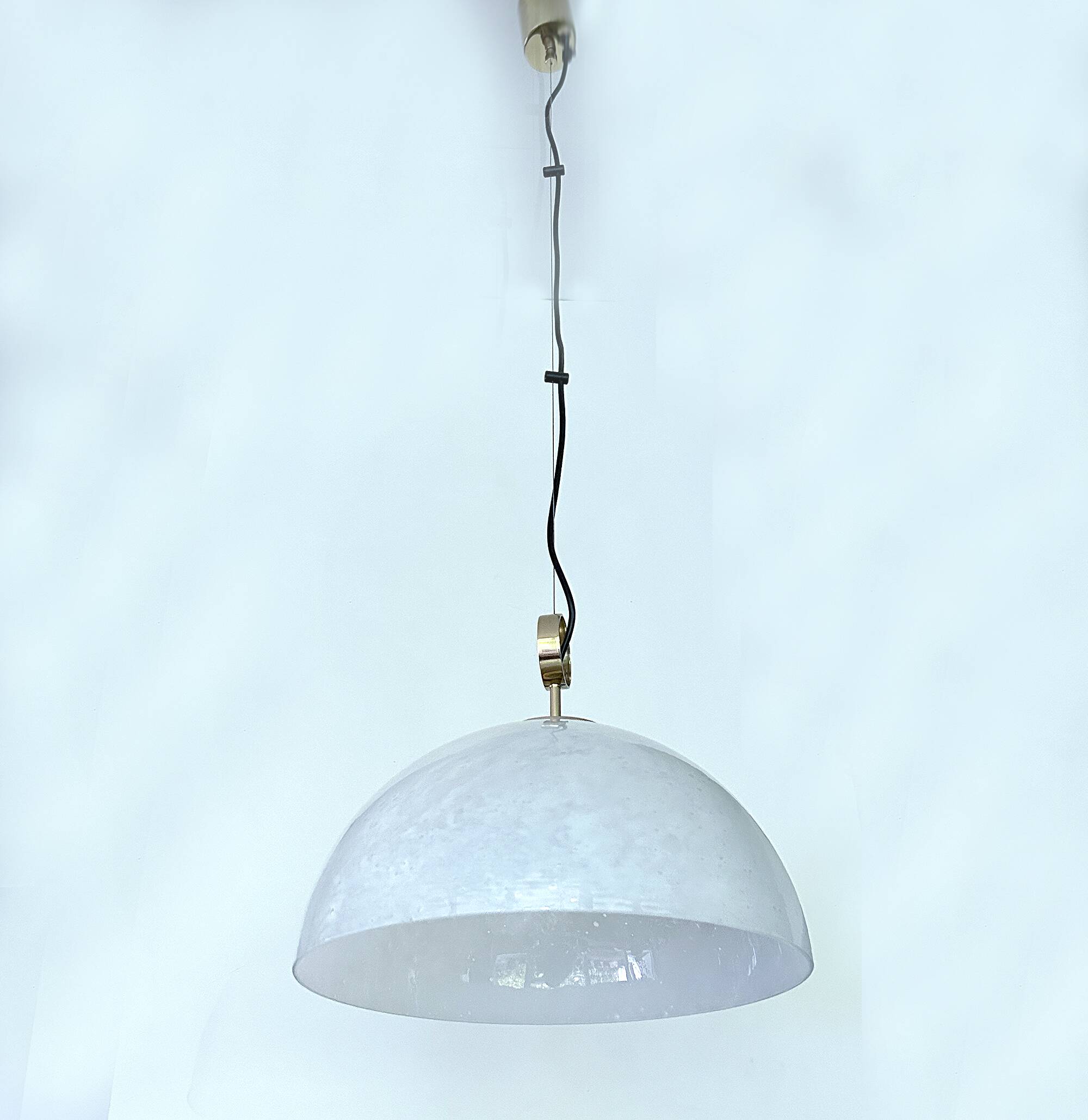 Vintage Limburg Glass Pendant Light