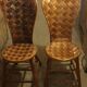 2 chaises palmier seventies