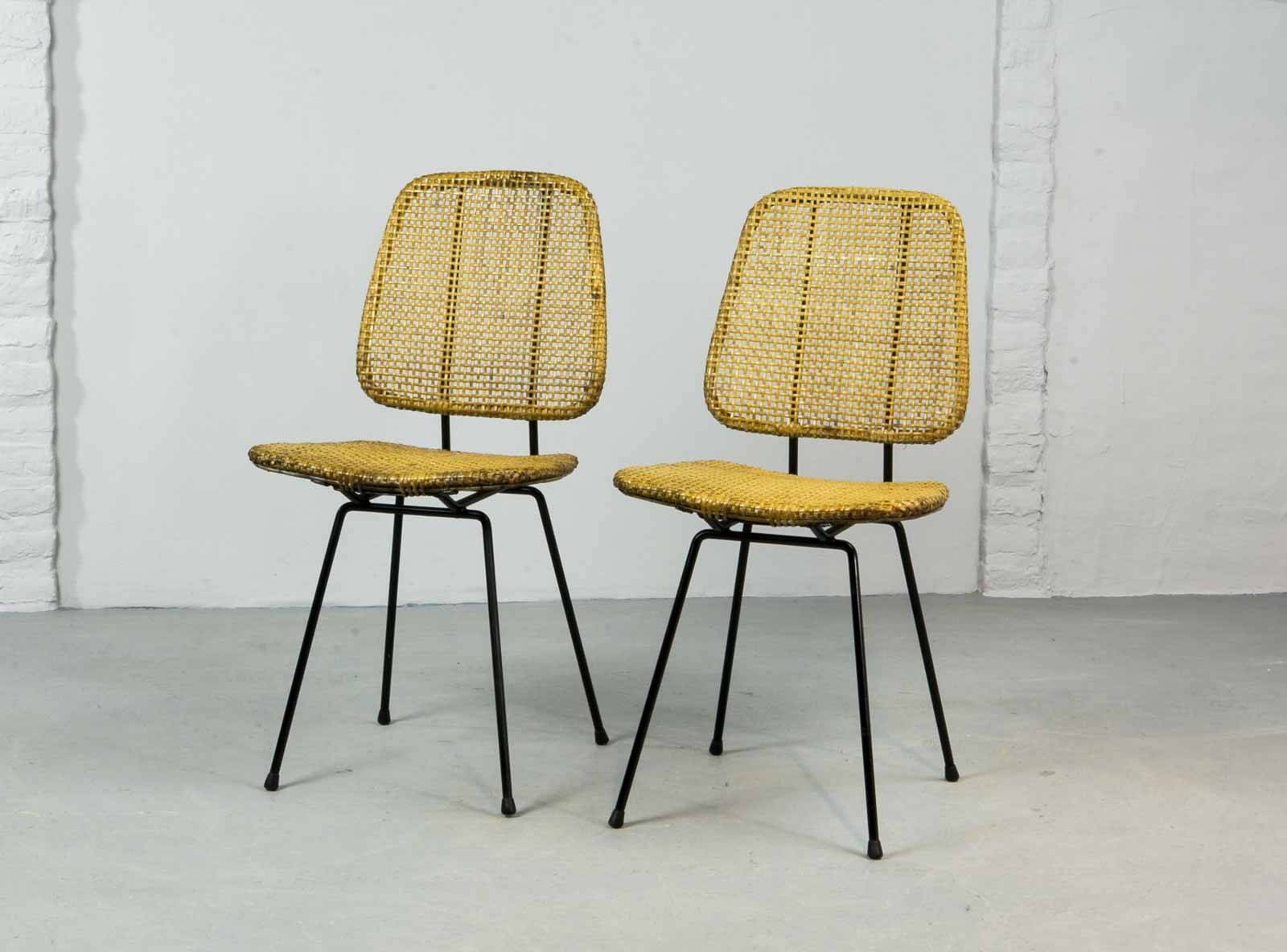 Cane Dutch Design Side Chairs