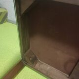 Saber-legged mirrored coffee table 1960