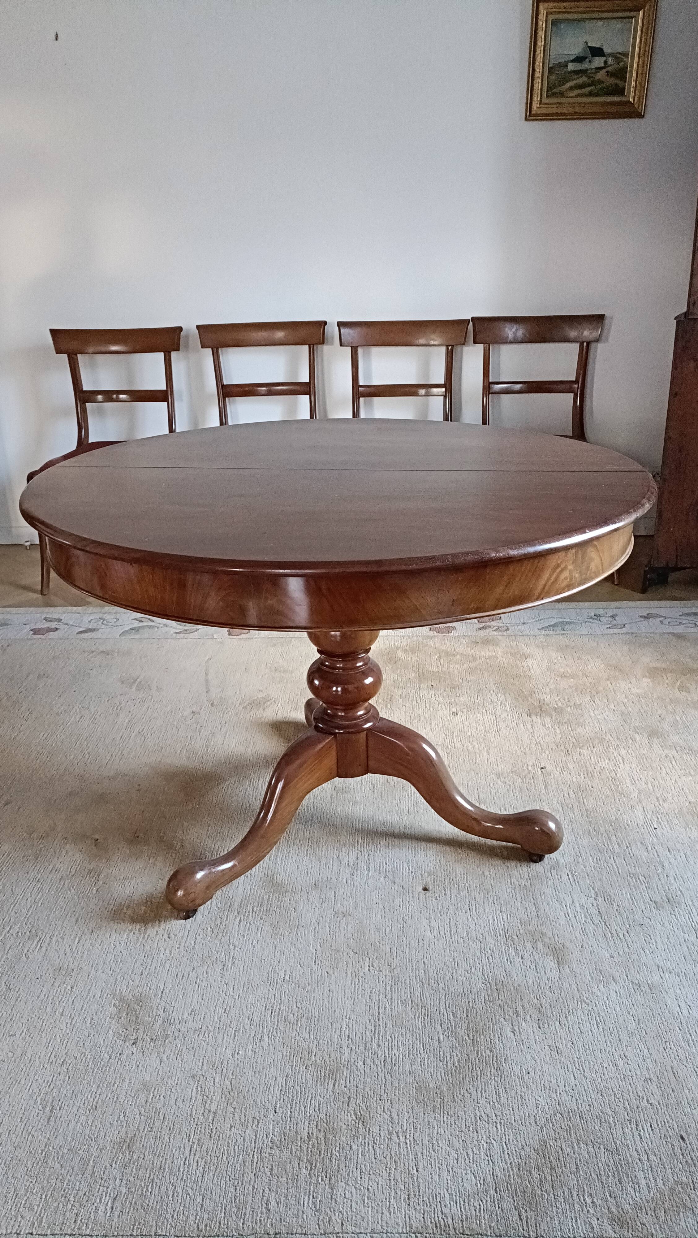 English mahogany table 8/10 people