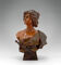 Terracotta bust of Judith by Ricardo Aurilli, circa 1900-1910