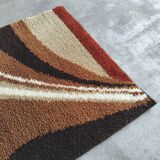Vintage carpet 70s rectangular 135x80cm