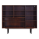 Mahogany bookcase, Danish design, 1970s, manufacturer: Omann Jun