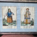 Pair Russian engravings XVIII