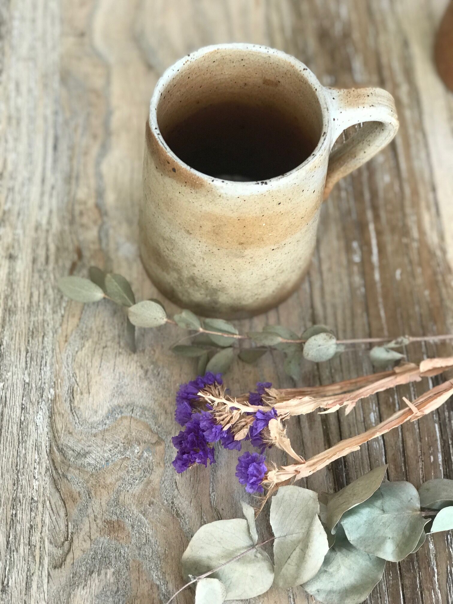 Set of 3 sandstone cups