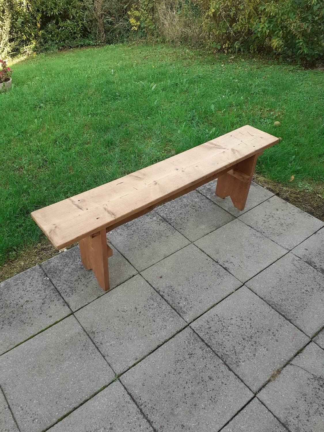 Wooden bench