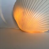 Resin shell lamp by Michèle Mahé