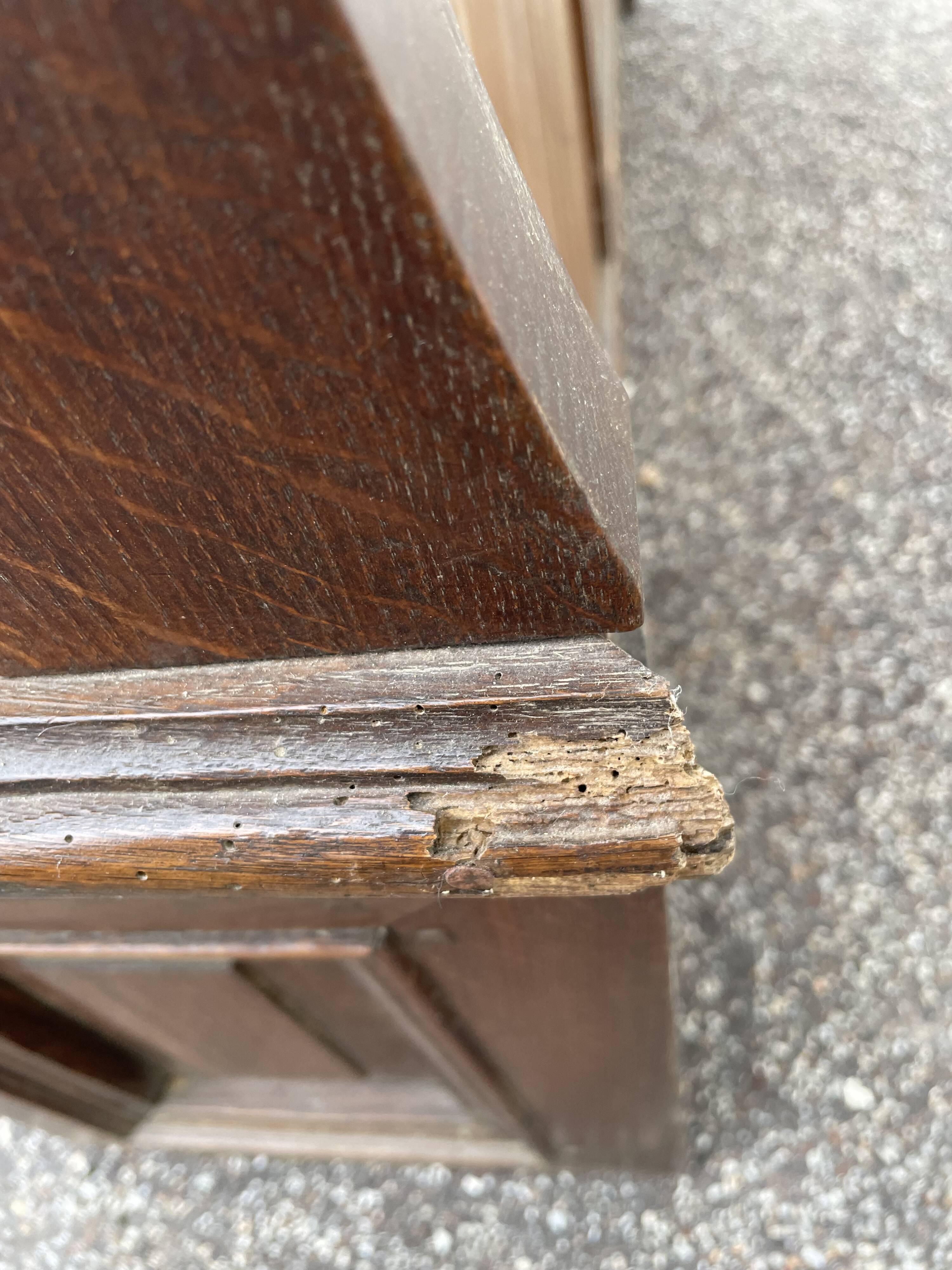 Vintage church pew