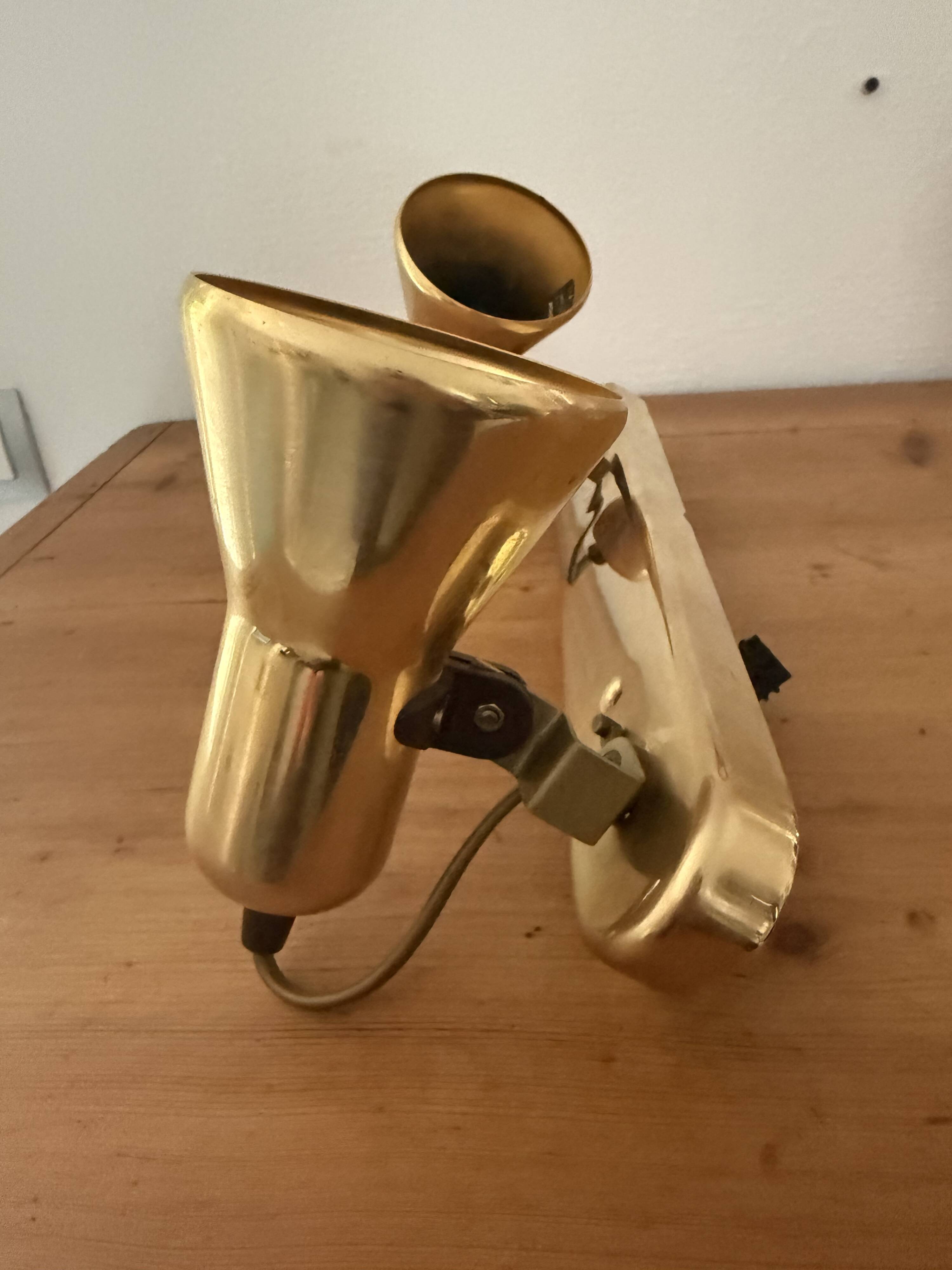 Vintage double spot wall light