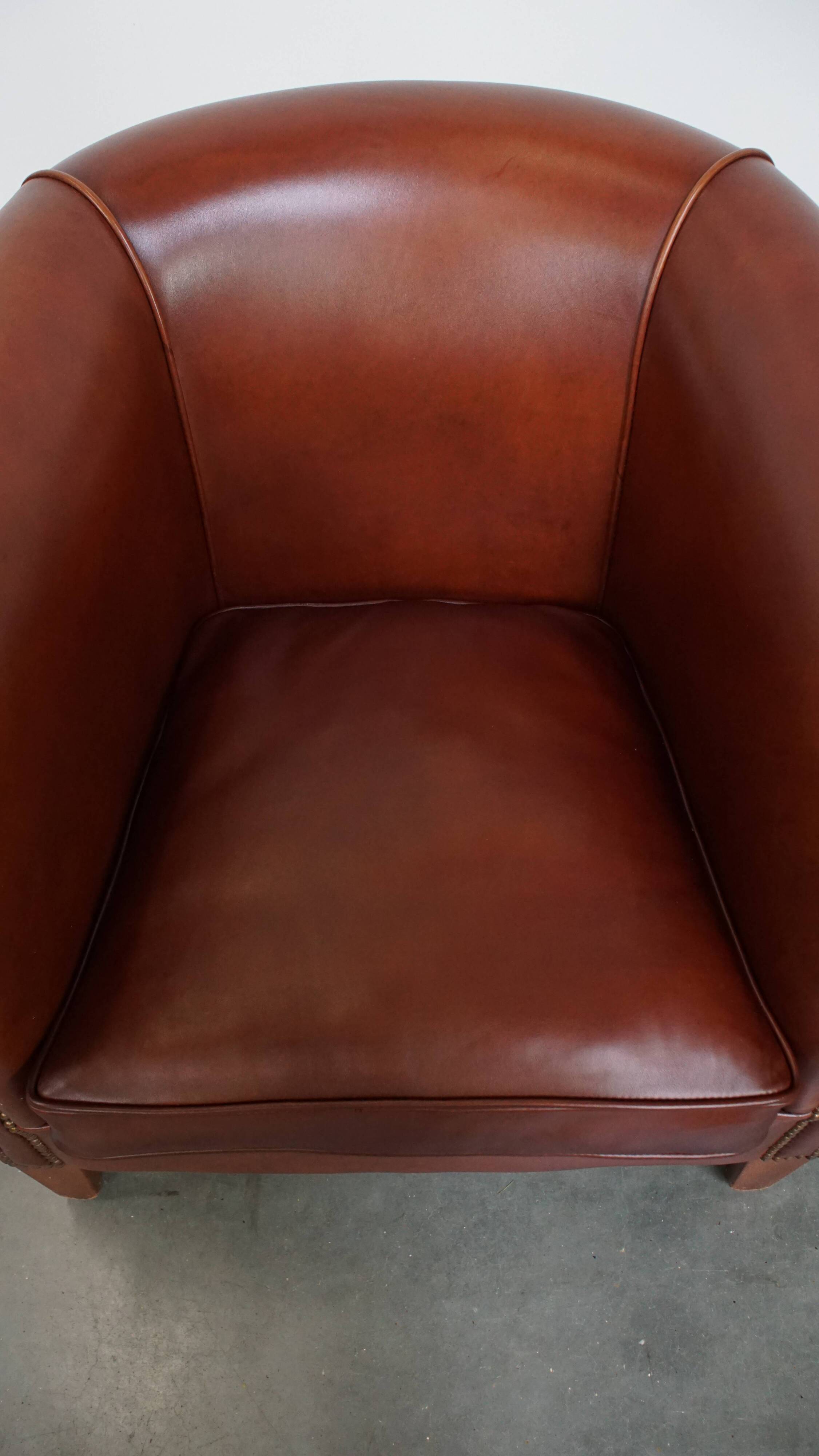 Club Chair in Cowhide Leather