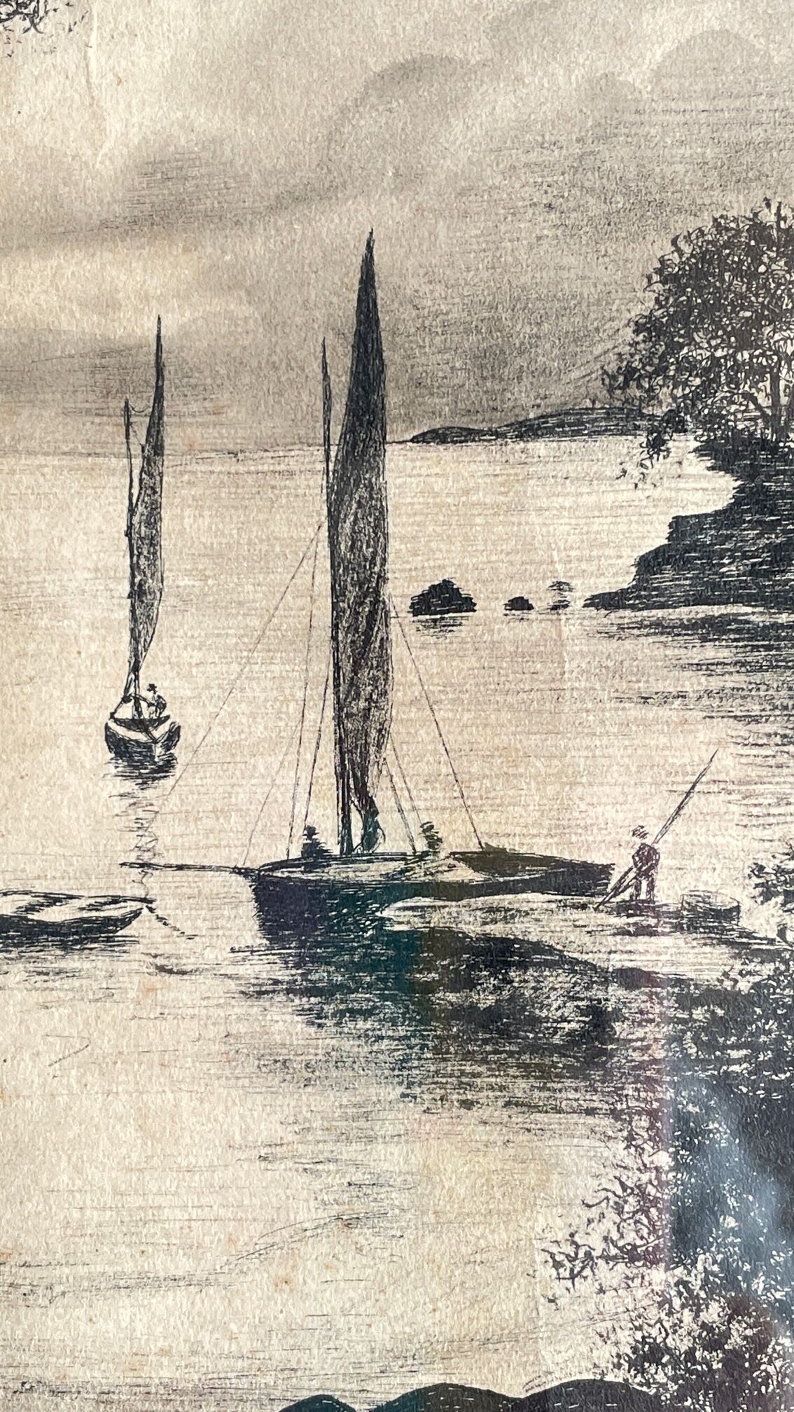 Indian ink painting on paper 1927