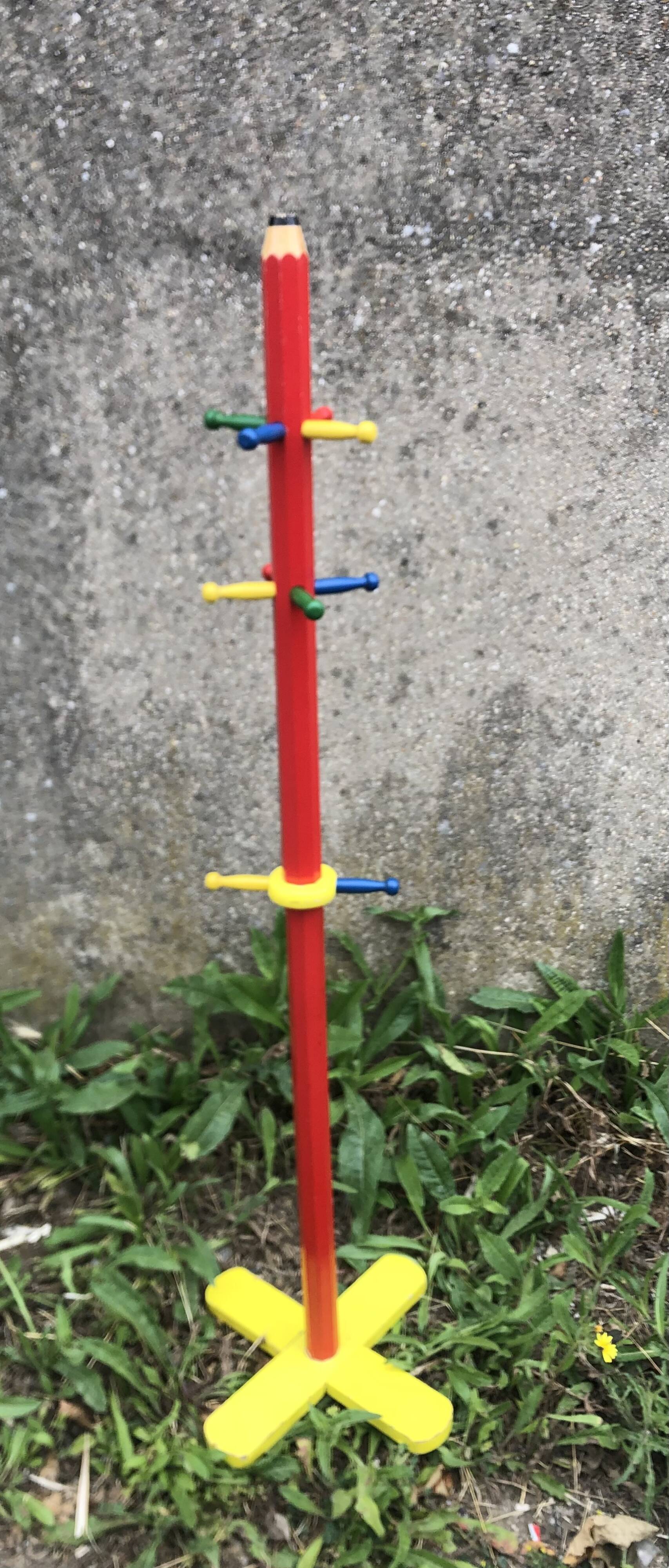 Pierre Sala standing coat rack for children 1970s