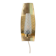 Vintage glass wall sconce from the 1960s in brass, mid-century light.