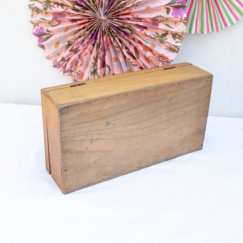 Antique wooden box