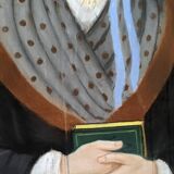 Old pastel vintage Breton portrait countryside decoration