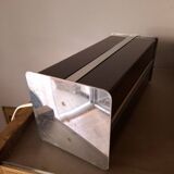 70s lamp base in plexiglass and chrome