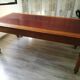 Wood and leather minister's desk