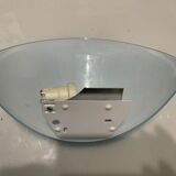 Appliques en verre de Murano bleu clair, années 1970, ensemble de 2