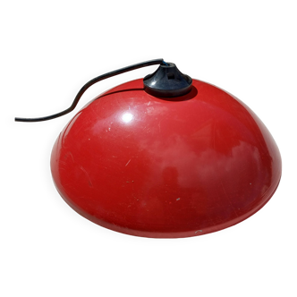 Suspension vintage métal rouge