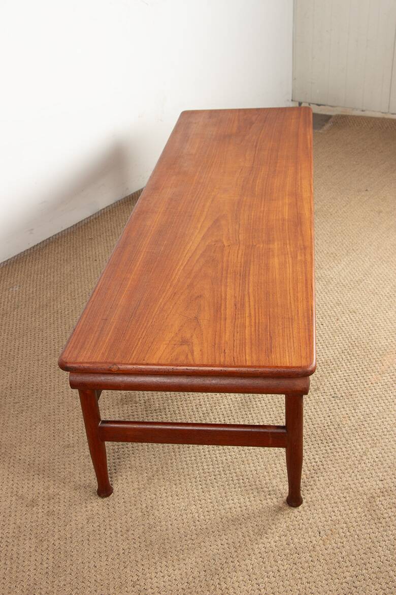 Very Large Danish Teak Coffee Table or Hall Bench by Borge Mogensen.