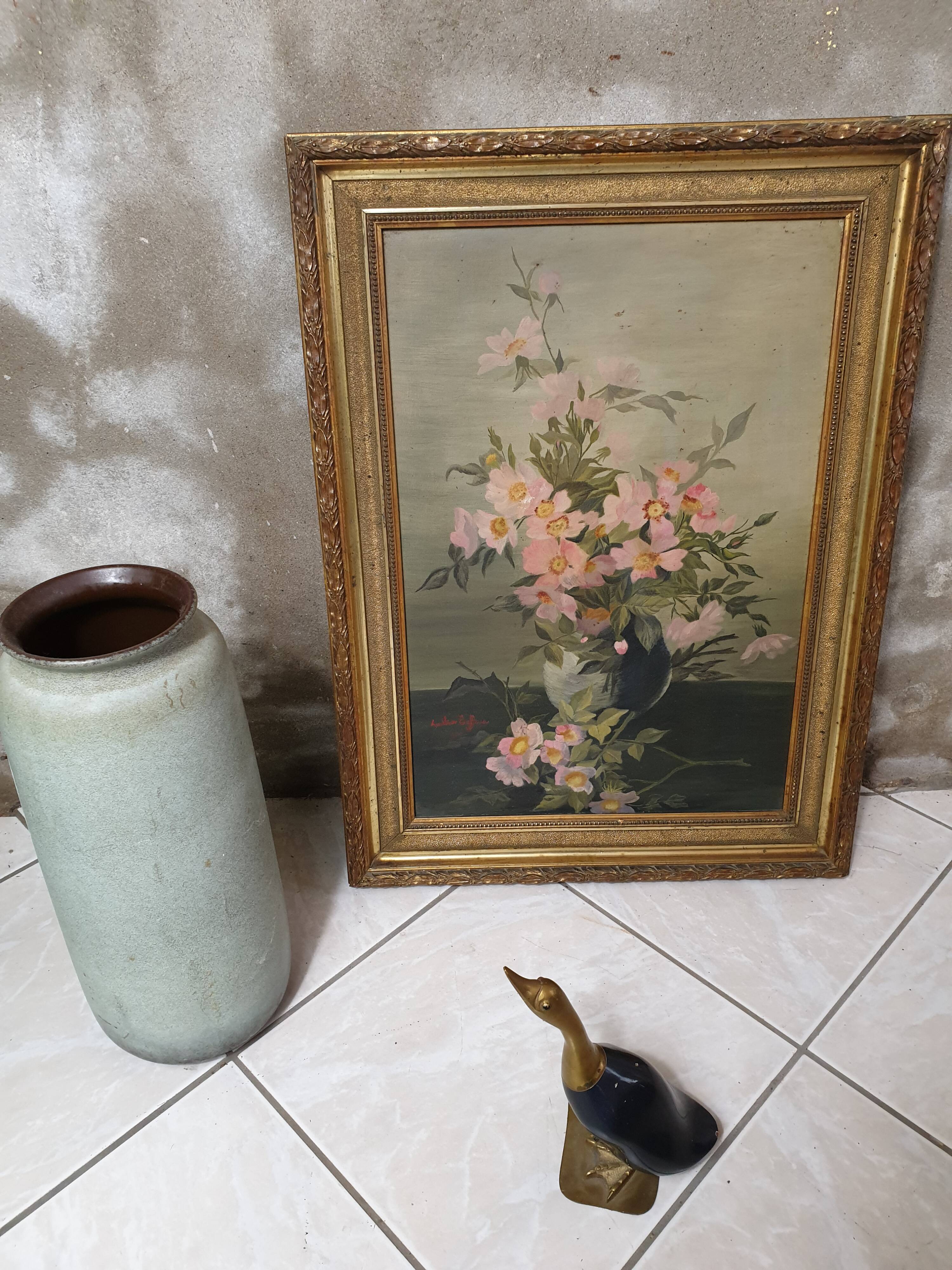 19th century flower painting