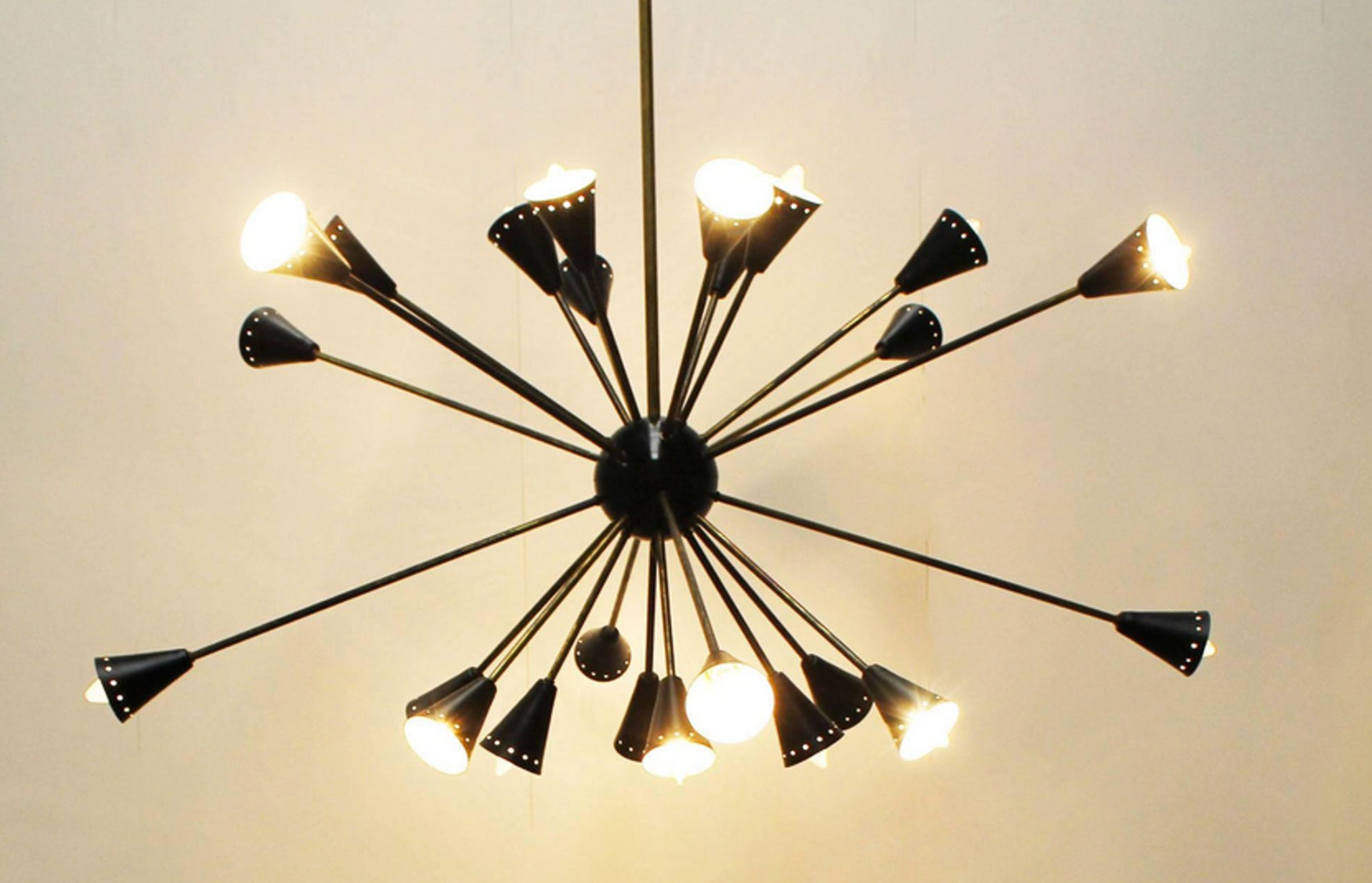 Sputnik 24-arm design chandelier