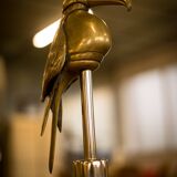 Toucan lamp in bronze 1970 Duval Brasseur