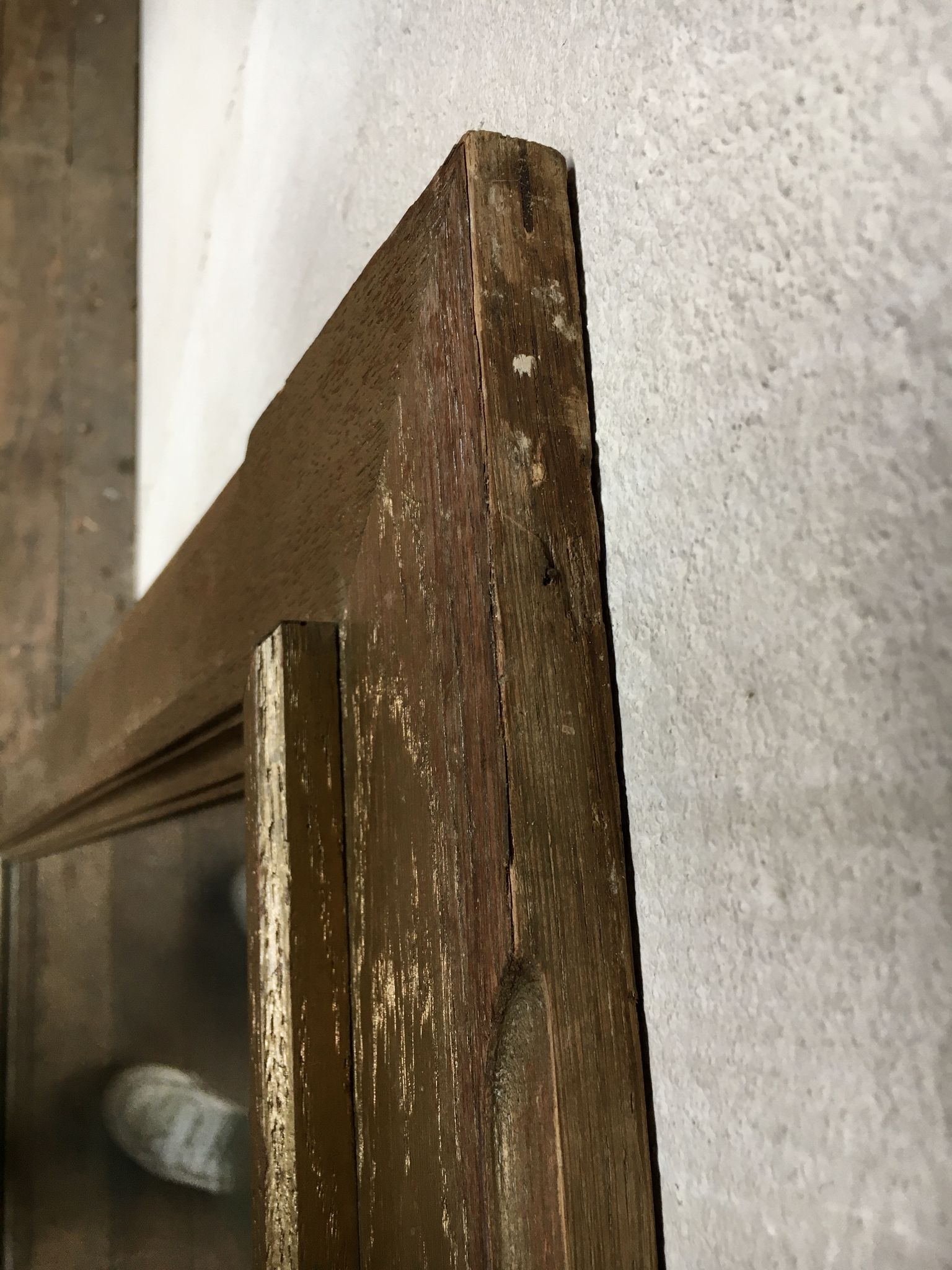 Vintage 1960 gilded wooden mirror