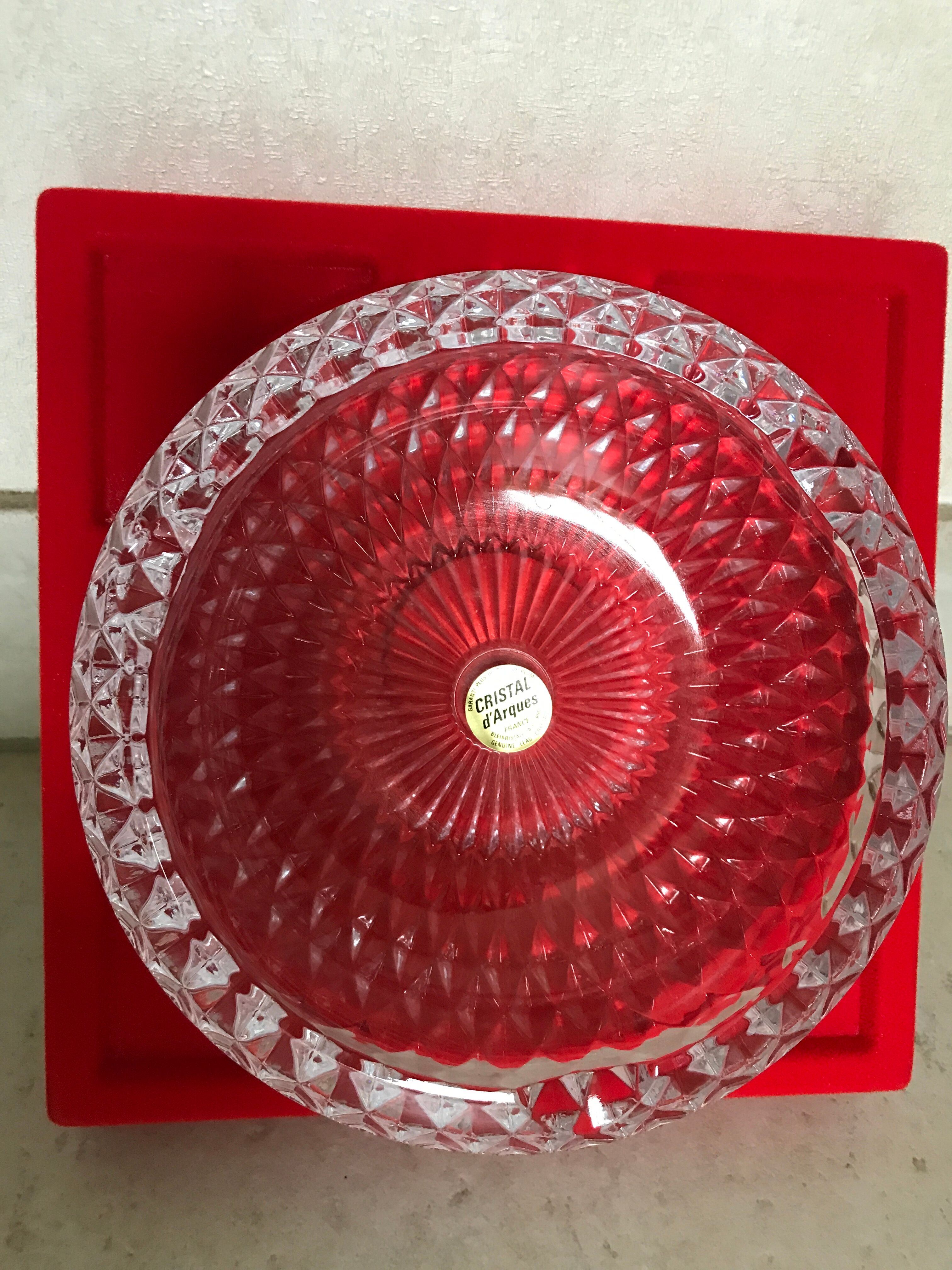 Vintage Arques crystal ashtray