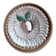 Pie dish in slipware - Apple patterns