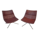 Paire de fauteuils lounge Yuki Zanotta