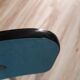 Paire de chaises en formica bleu pastel vintage