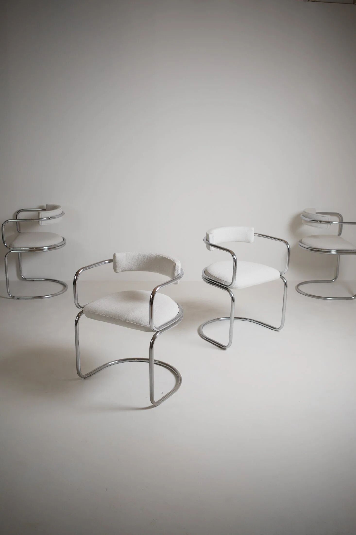 Ensemble de 5 chaises par Renato Zevi pour Roche & Bobois