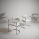 Ensemble de 5 chaises par Renato Zevi pour Roche & Bobois