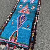 Carpet berbere boucherouite 90×240 cm