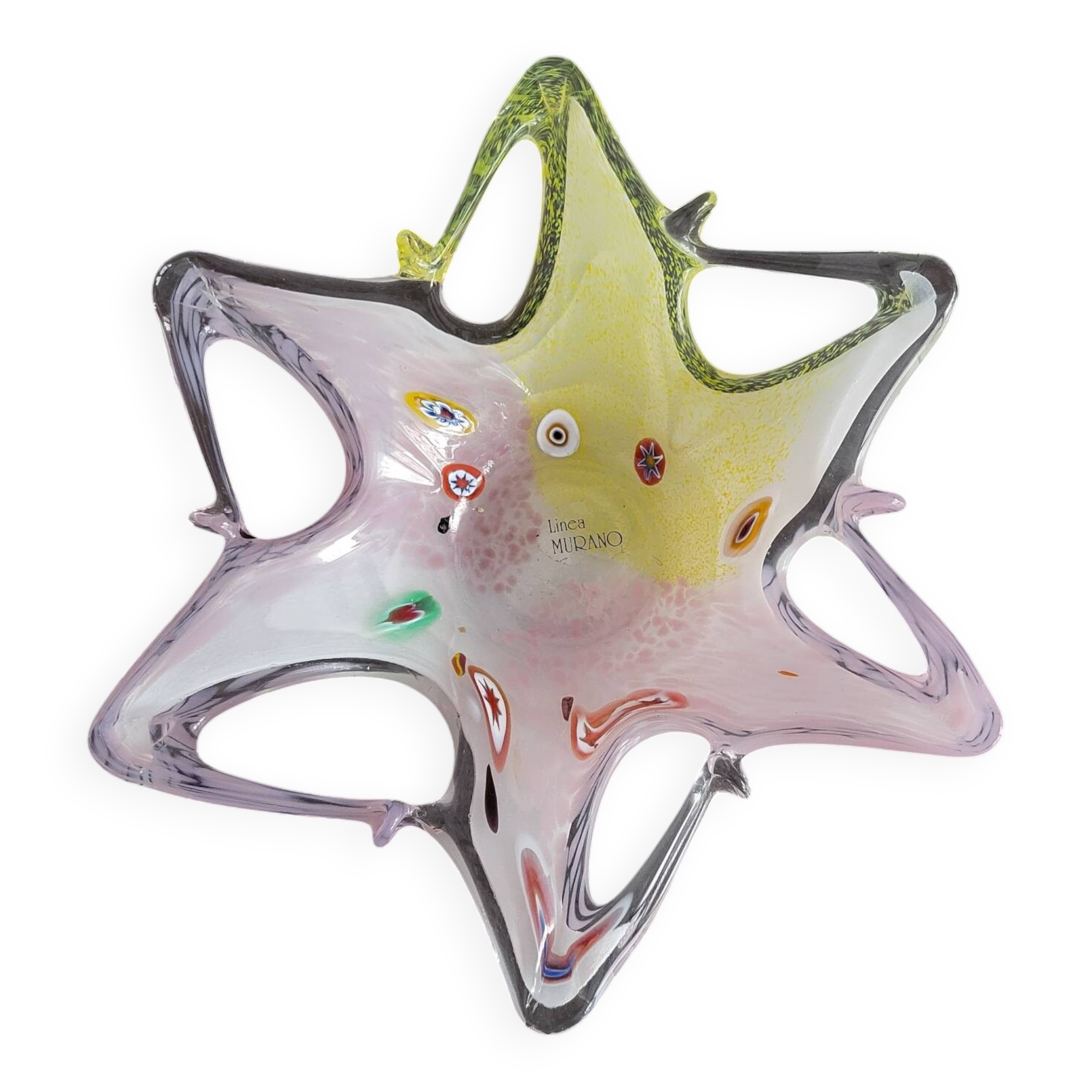 Etoile de mer en verre de Murano vintage en excellent état
