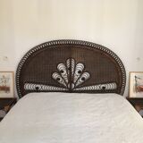 Bohemian headof in peacock rattan