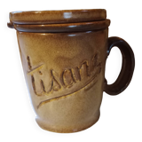Tasse tisane en grès vintage