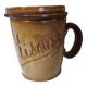 Vintage stoneware herbal tea cup