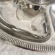 Stainless steel dish Jean Couzon with fish handles