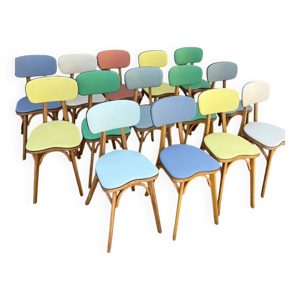 (lot) 14 Chaises Coeurs - multicolores